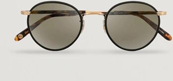 Garrett Leight Wilson 49 Sunglasses Matte Black/Tortoise/Pure Grey