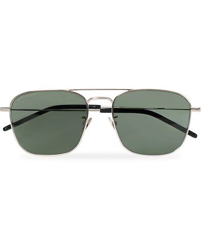 Saint Laurent SL 309 Sunglasses Silver/Green