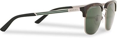 Gucci GG0697S Sunglasses Havana/Green