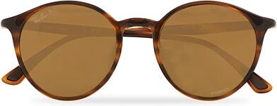 Ray Ban RB4336CH Round Sunglasses Striped Havana