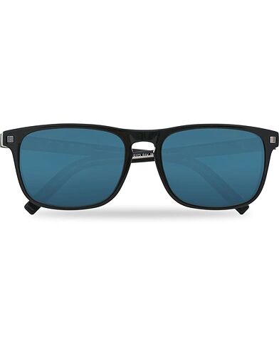 Zegna EZ0173 Sunglasses Shiny Black/Blue