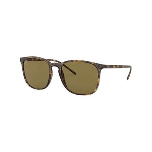 Ray-Ban Homme RB4387 Lunettes de soleil carrées, Marron - Publicité