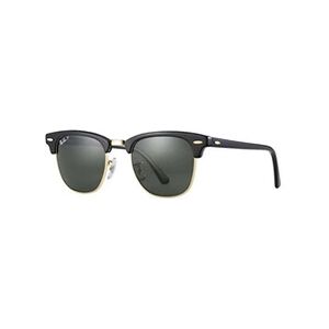 Ray-Ban Lunettes de soleil Clubmaster Classic Noir/Doré Vert G-15 Polarisé - Publicité