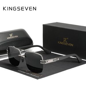 KINGSEVEN 2021 tout nouveau Design lunettes de soleil pour hommes polarisées dégradé lunettes de soleil femmes hommes carré lunettes rétro - Publicité