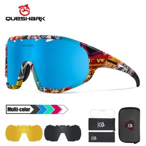 Lunettes de soleil de sport polarisées hommes lunettes de cyclisme sur route VTT lunettes d équitation conduite pêche ski lunettes femmes lunettes 3 lentilles