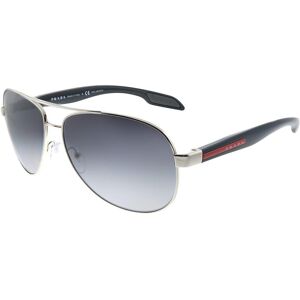 LUX Eyewear Prada Linea Rossa Lifestyle PS 53PS 1BC5W1 62mm Lunettes de soleil aviateur unisexe acier - Publicité