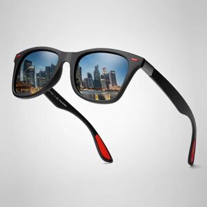 Polarized Sunglasses Men Women Classic Square Plastic Driving Sun Glasses Male Fashion Black Travelling Shades UV400 - Publicité