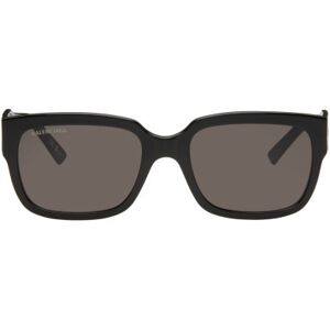 Balenciaga Lunettes de soleil rectangulaires noires - UNI - Publicité