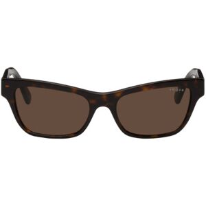 Vogue Eyewear Lunettes de soleil rectangulaires écailles de tortue édition Hailey Bieber - UNI - Publicité