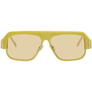 Marni Lunettes de soleil Burullus jaunes - UNI - Publicité