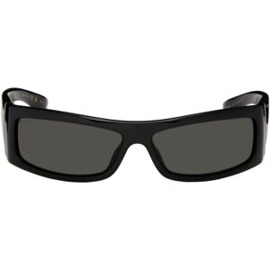 Gucci Lunettes de soleil rectangulaires noires - UNI - Publicité