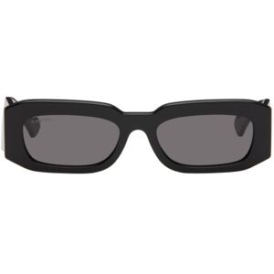 Gucci Lunettes de soleil rectangulaires noires - UNI - Publicité