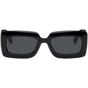 Gucci Lunettes de soleil épaisses rectangulaires Injection noires - UNI - Publicité