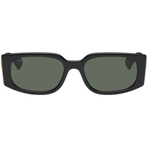 Gucci Lunettes de soleil rectangulaires noires - UNI - Publicité