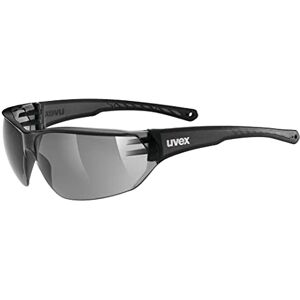 uvex Sportstyle 204 Lunettes de Sport pour Hommes et Femmes Effet Miroir Confort et Maintien Parfait Sans Points de Pression Smoke/Smoke One Size - Publicité