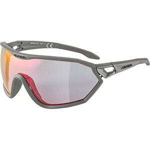 ALPINA Unisexe Adultes, S-WAY QV Lunettes de sport, moon-grey matt, One Size - Publicité