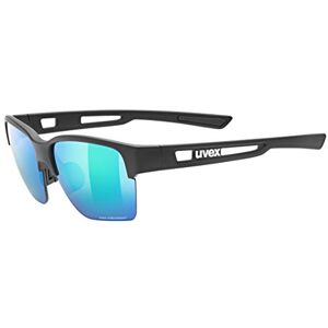 uvex Sportstyle 805 CV Lunettes de Sport Unisex, Black Mat/Green, Taille Unique - Publicité