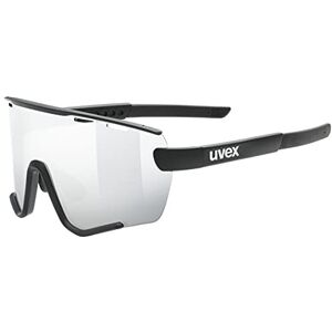 uvex Sportstyle 236 Set Lunettes de Sport pour Hommes et Femmes Anti-Buée Verres de Rechange Compris Black Matt/Silver One Size - Publicité