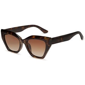 SOJOS Square Cateye Lunettes de Soleil Polarisantes pour Femmes Rétro Classique Vintage Trendy Lunettes de Soleil Gafas de sole SJ2235 Tortoise - Publicité