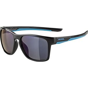 ALPINA Unisexe Enfants, FLEXXY COOL KIDS I Lunettes de soleil, black-cyan, One Size - Publicité