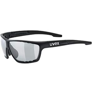 uvex sportstyle 706 v, lunettes de sport Adulte unisexe, black mat/smoke, one size - Publicité