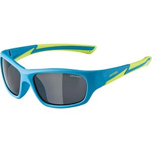 ALPINA Unisexe Enfants, FLEXXY KIDS Lunettes de soleil, blue-matt-lime, One Size - Publicité