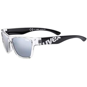 uvex Sportstyle 508 Lunettes de Sport pour Enfants Effet Miroir Bandeau Compris Black Clear One Size - Publicité