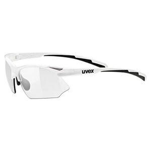 uvex Sportstyle 802 V Lunettes de Sport pour Hommes et Femmes à Teinte Variable Anti-Buée White/Smoke One Size - Publicité