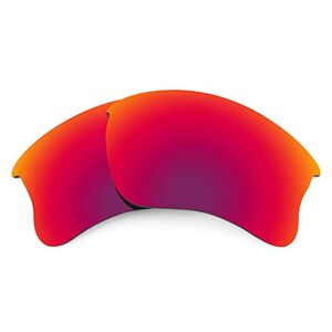 Revant Verres de Rechange Compatibles avec Oakley Flak Jacket XLJ, Polarisés, Soleil de Minuit MirrorShield - Publicité