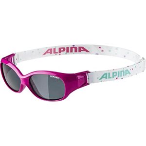 ALPINA Unisexe Enfants, FLEXXY KIDS Lunettes de soleil, pink-dots, One Size - Publicité