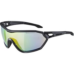 ALPINA Unisexe Adultes, ALPINA S-WAY L V Lunettes de sport, coal matt-black, One Size - Publicité