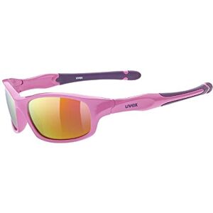 uvex Sportstyle 507 Lunettes de Soleil pour Enfants Effet Miroir Bandeau Compris Pink Purple/Pink One Size - Publicité