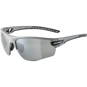 ALPINA Unisexe Adultes, TRI-SCRAY 2.0 HR Lunettes de sport, grey matt, One Size - Publicité