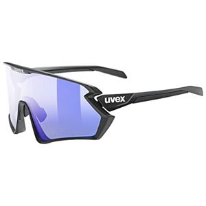 Uvex Lunettes de sport 231 2.0 V pour adulte Couleur : noir mat/bleu lite, taille unique - Publicité