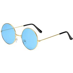 AIYING Soleil Rondes,Soleil Hippie Rondes Style années 60 Petites Lunettes Hippie Vintage Hipster pour Femmes Cadeaux fête - Publicité