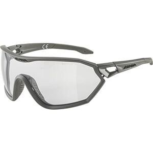 ALPINA Unisexe Adultes, S-WAY V Lunettes de sport, moon-grey matt, One Size - Publicité