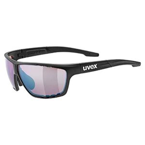 uvex sportstyle 706 CV, lunettes de sport Adulte unisexe, black mat/outdoor, one size - Publicité