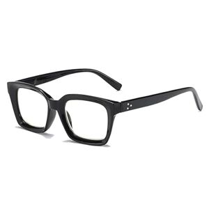 Hubeye Lunettes de lecture carrées à grande monture noire pour femme et homme charnière à ressort Lunettes de lecture surdimensionnées anti-lumière bleue avec étui en tissu 3.00 - Publicité