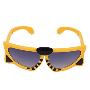 GOTOTOP Lunettes de soleil pliantes pour enfants, motif animal de dessin animé de bébé portable lunettes d'été photographie accessoire jouet cadeau pour garçons filles 3-7 ans(Café Tigre) - Publicité