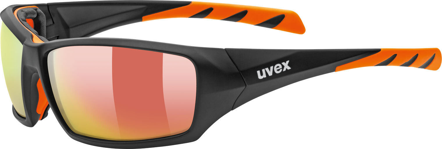 Uvex Sportstyle 308 Lunettes de sport Noir Orange taille : unique taille