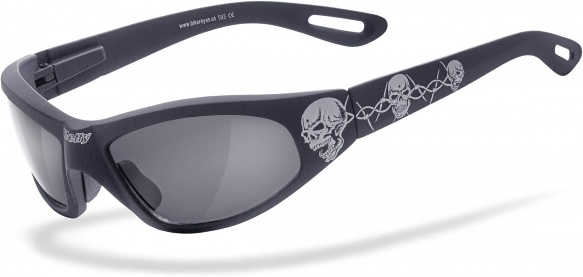 Helly Bikereyes Black Angel Lunettes de soleil Noir Blanc taille : unique taille