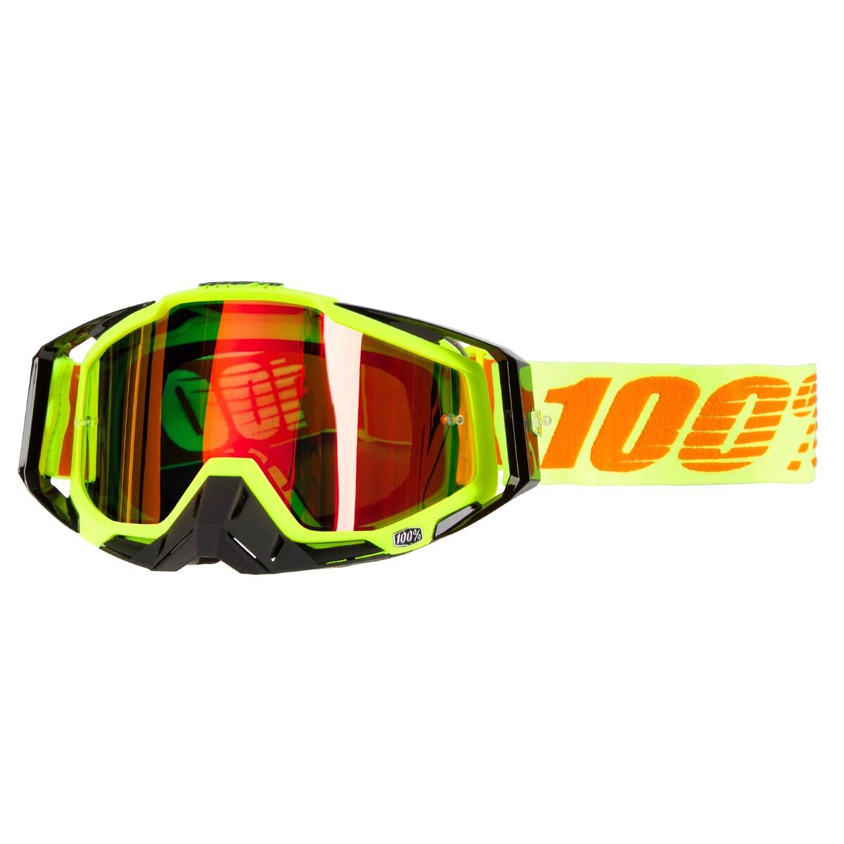 100% Masque Racecraft - Taille unique - Jaune