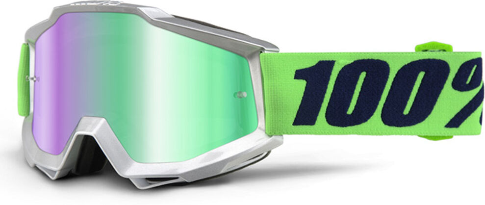 100% Accuri Extra Motocross Goggles  - Green