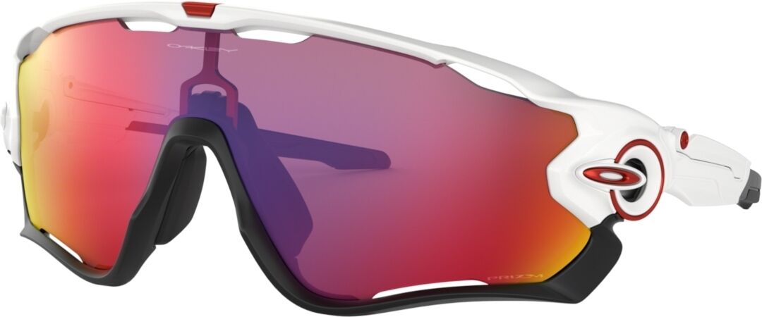 Oakley Jawbreaker Prizm Sunglasses  - White Red