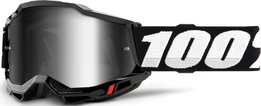 100% Accuri Ii Extra Motocross Goggles  - Black White