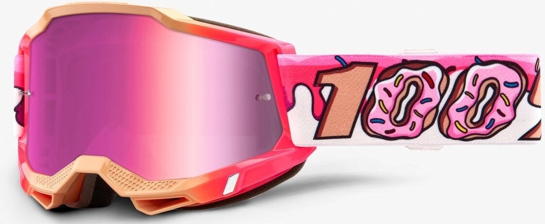 100% Accuri 2 Extra Donut Motocross Goggles  - Pink