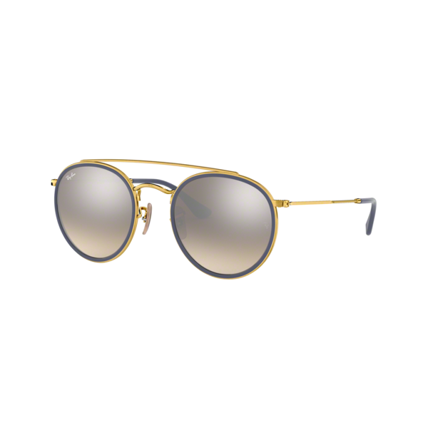 occhiali da sole ray-ban round double bridge rb 3647n (001/9u)