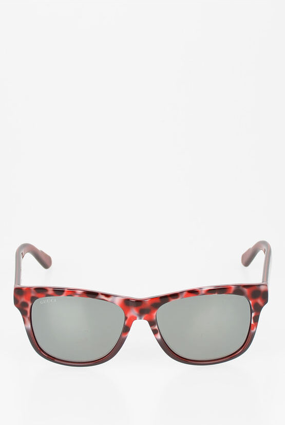 Gucci Occhiali Da Sole BIO BASED Wayfarer Stampa Ghepardo taglia Unica