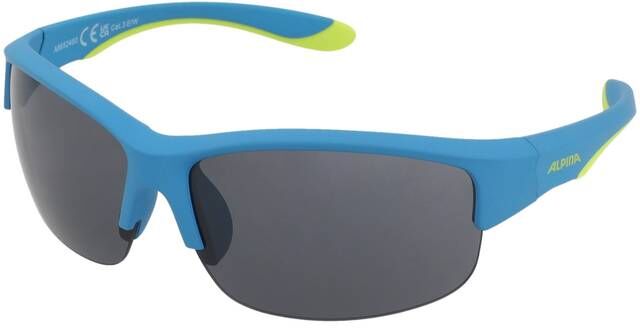 Alpina Flexxy Youth HR Blue Matt-Lime