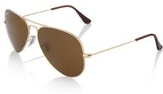 Ray-Ban Zonnebril Aviator Classic gepolariseerd RB3025 - Goud